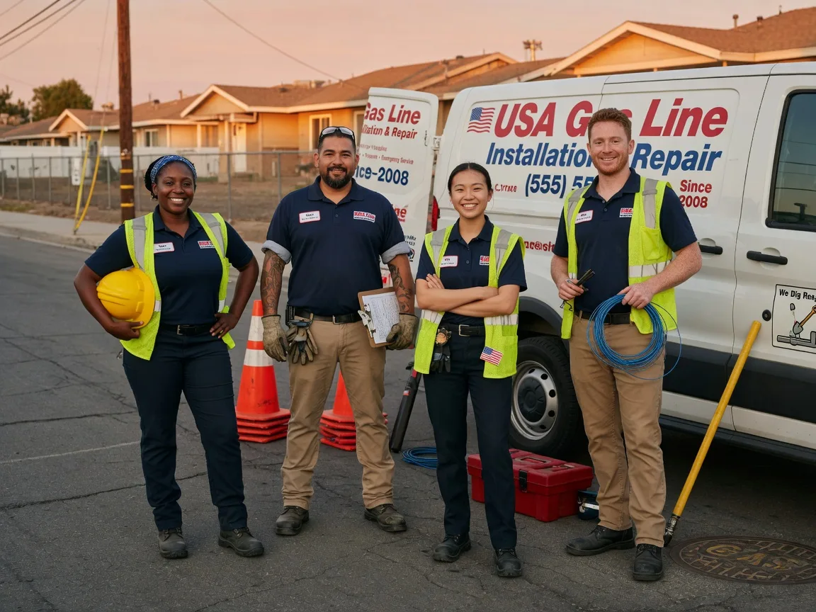Gas Line Installation company in Owaneco, IL